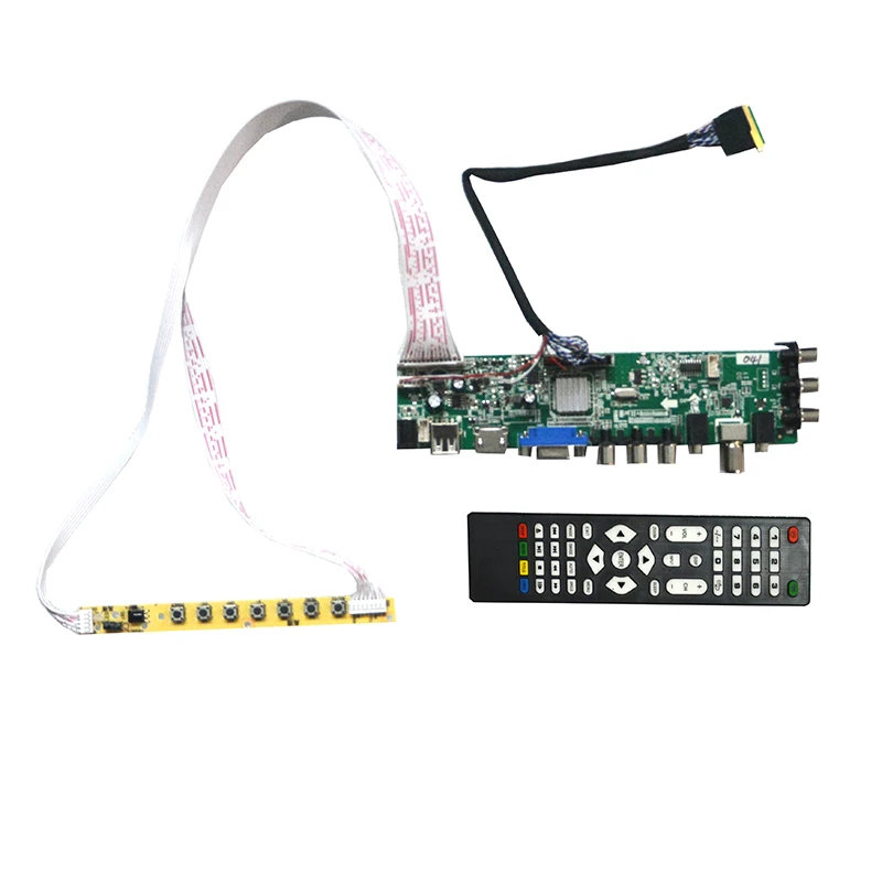 Бесплатная доставка Z.VST.3663 DVB-C DVB-T DVB-T2 набор для платы ЖК-контроллер 17 3 дюймов