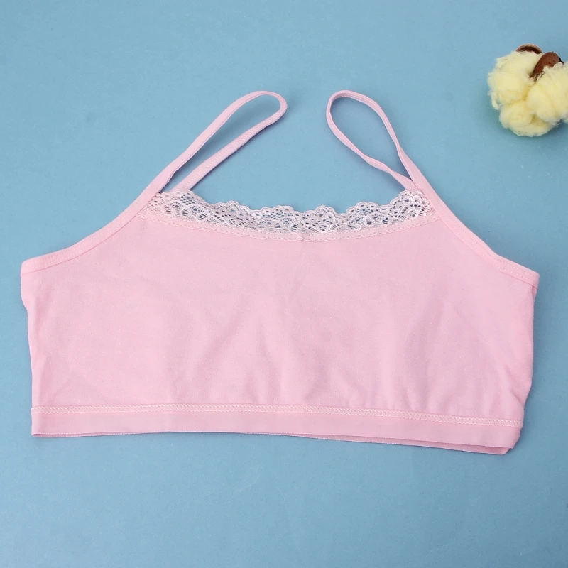 

New Girl Underwear Lace Bras Cotton Camisoles Sports Bra Top For Teens Training Bra