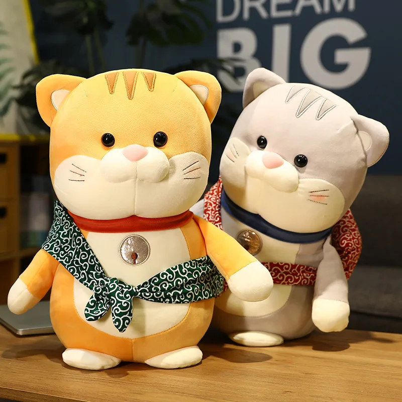 

Cartoon cat doll pillow orange cat cuddle cat plush toy cute runaway meow doll