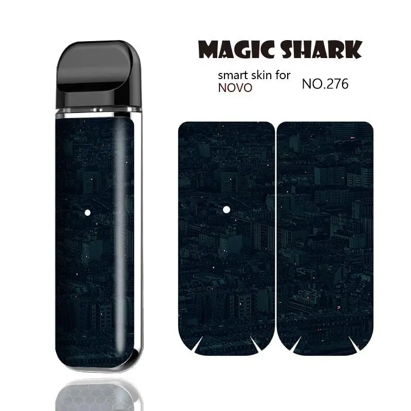 Чехол-наклейка Magic Shark Gold Fish Супермен Элмо камень граффити пленка для Smok Novo