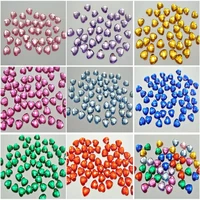 100 acrylic faceted heart flatback rhinestone gems 12mm no hole color for choice