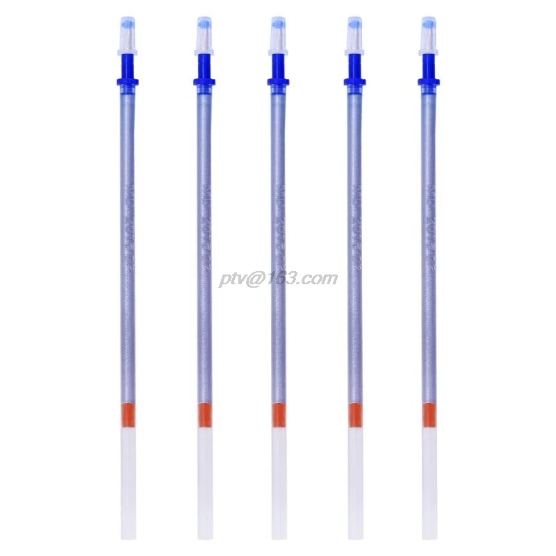 5 шт. Серебряная Водорастворимая Ручка Заправка для тканевых кожаных маркеров