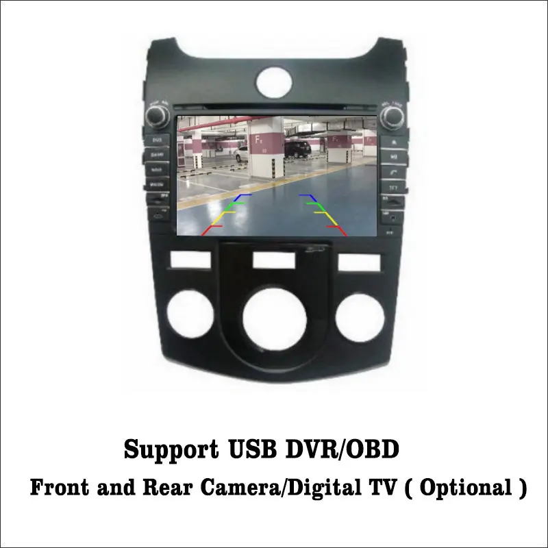 Liislee Android 7 1 2G RAM для Kia Cerato/Forte автомобильное радио Аудио Видео Мультимедиа DVD плеер