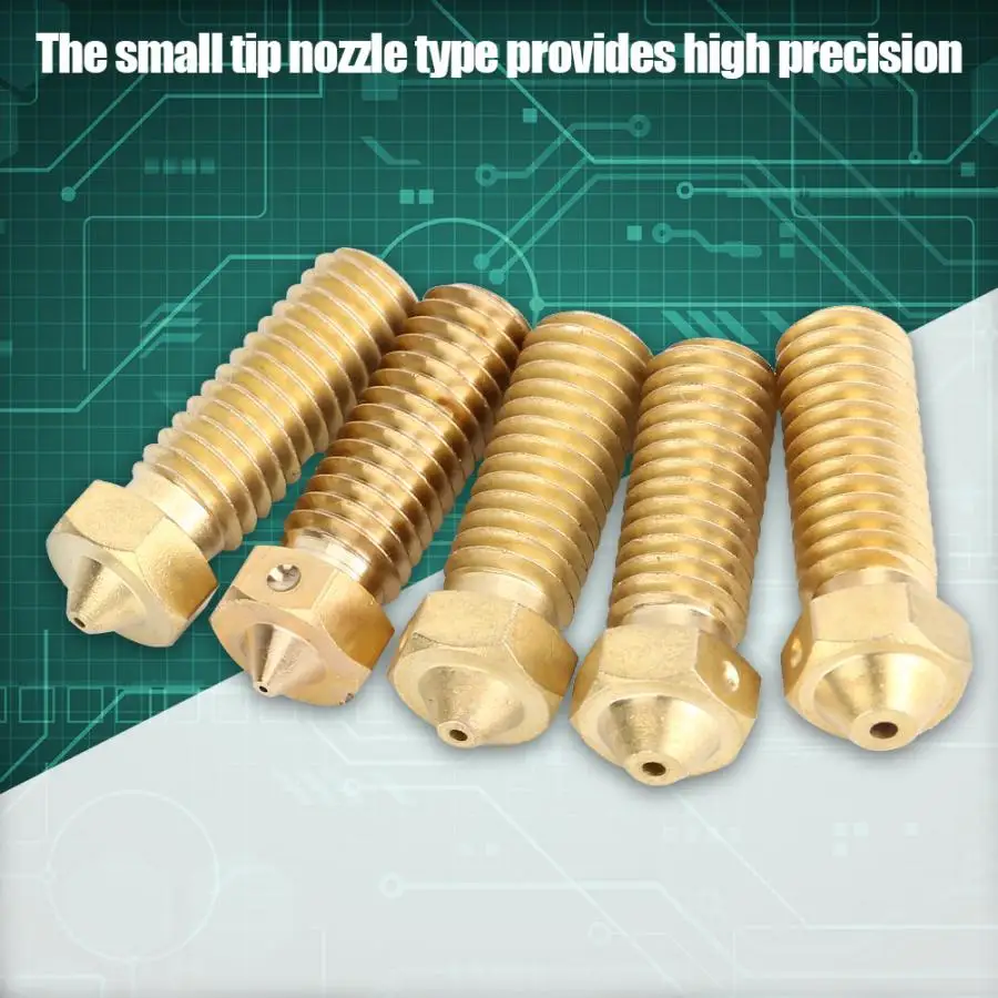 Аксессуары для 3D-принтера латунный корпус нагревательный блок набор сопел 1 75 мм