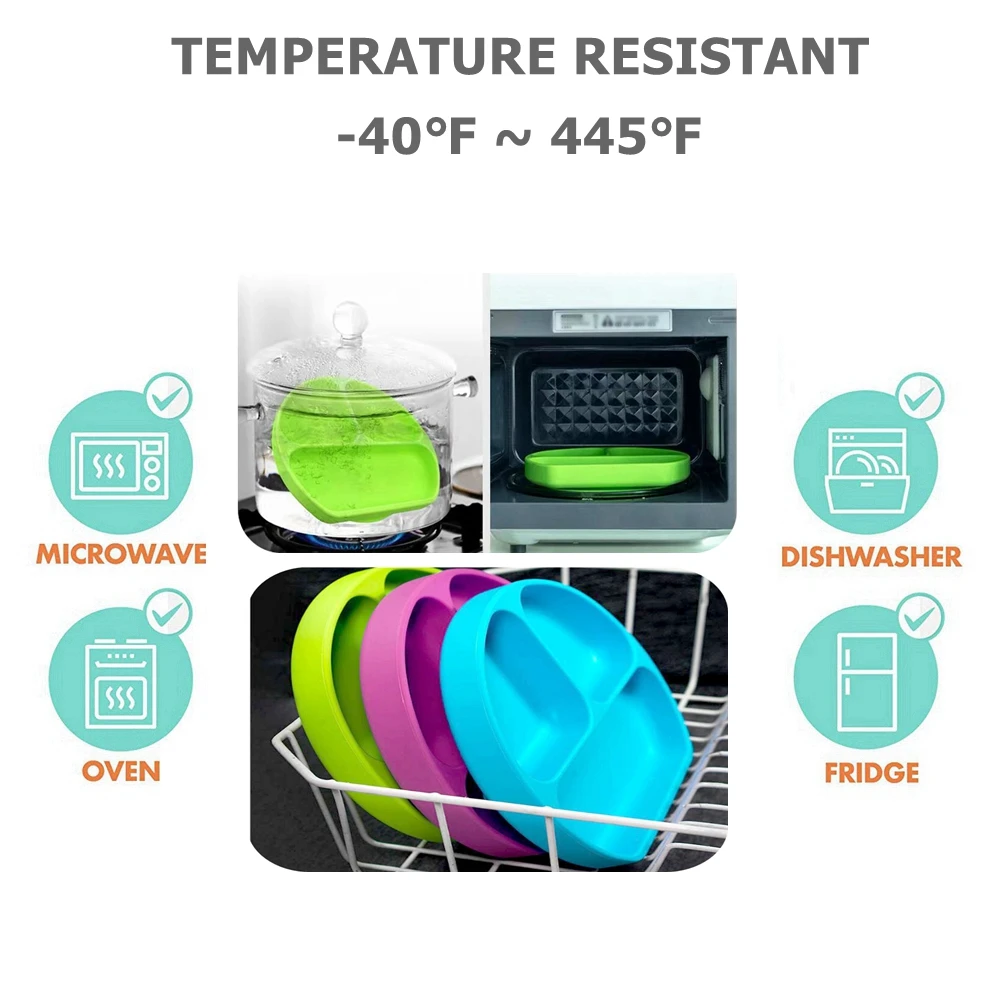 Силиконовая присоска для посуды 1 шт. микроволновой печи посудомоечной машины