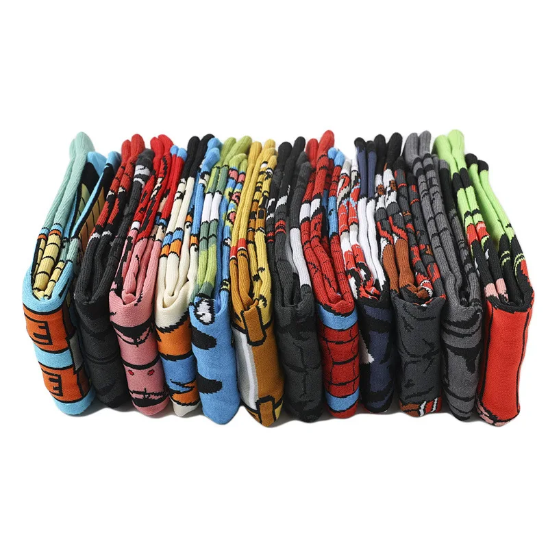 Хлопковые носки для косплея клоуна супергероя звезда лорд Веном Гвен Майлс