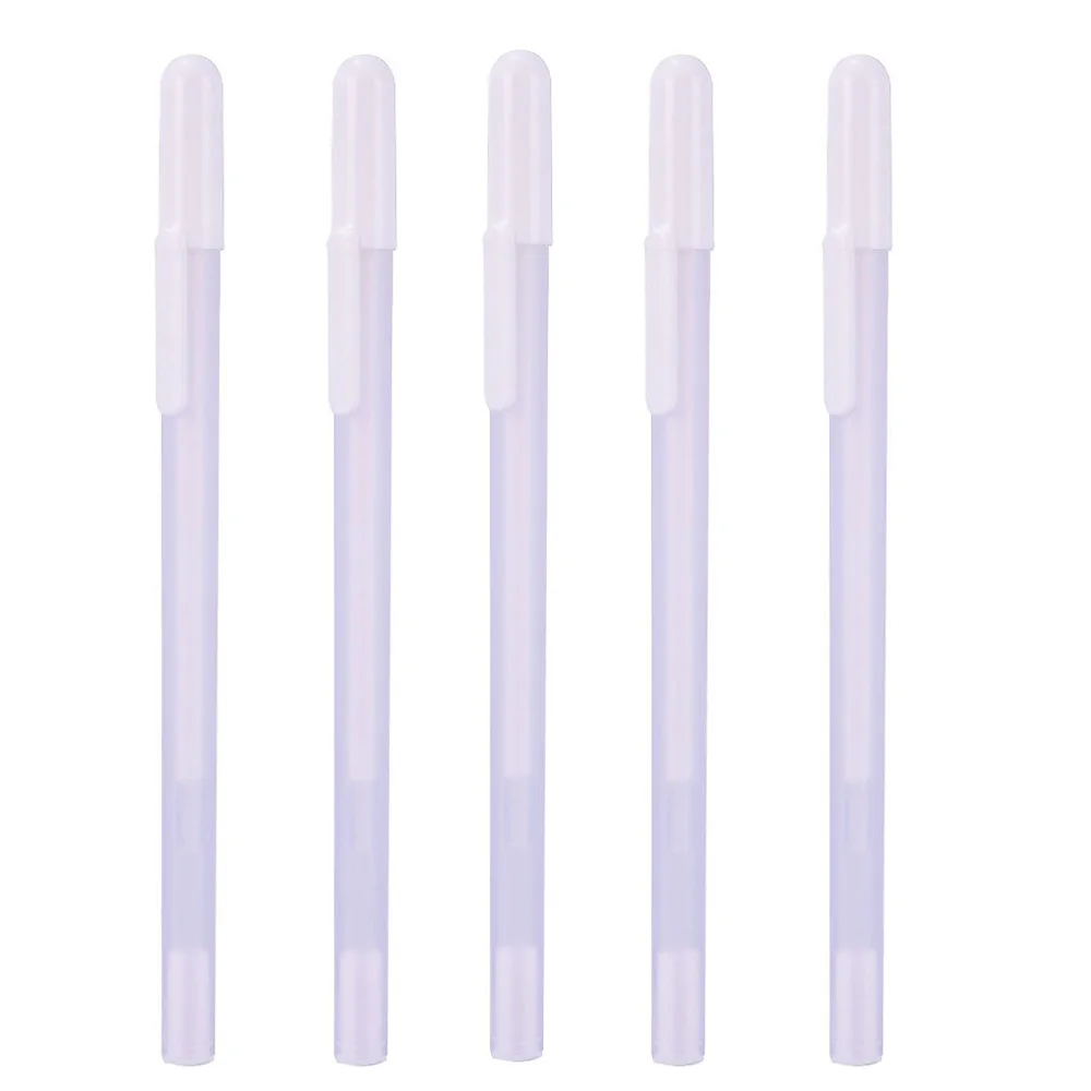 

5Pcs Highlight White Pens Fine Point Pens Ink Pens for Drawing Sketching