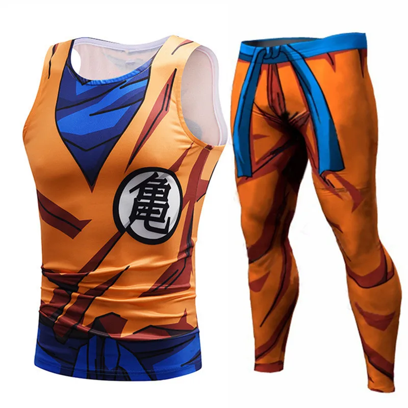 Мужская одежда мужские майки с анимацией футболки Сон Гоку Вегета