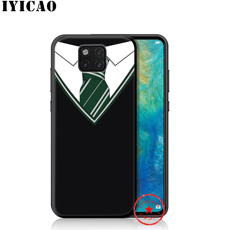 IYICAO галстук для костюма человека мягкий чехол huawei Коврики 30 20 10 lite рro Y6 Y7 Y9 Prime 2018