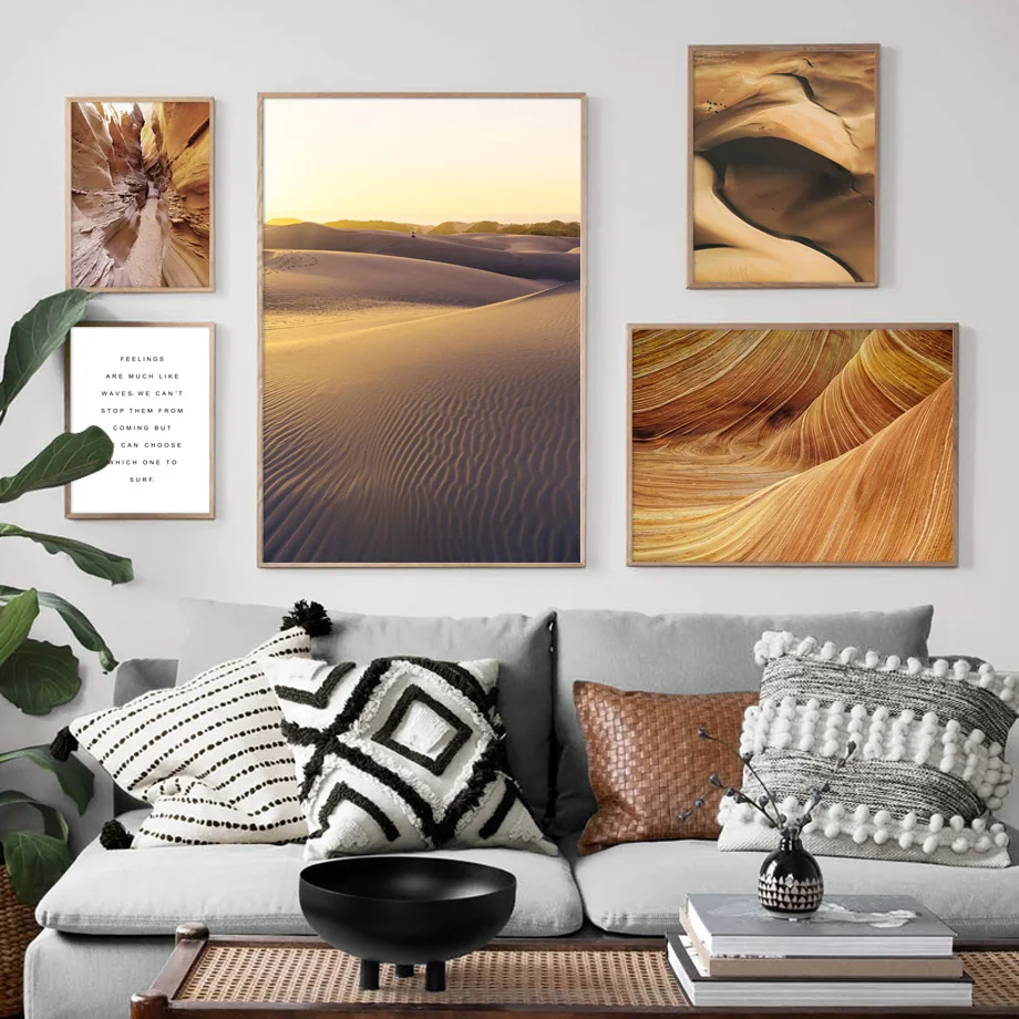 Пустынная лама Антилопа Каньон цитаты настенный художественный принт Картина на