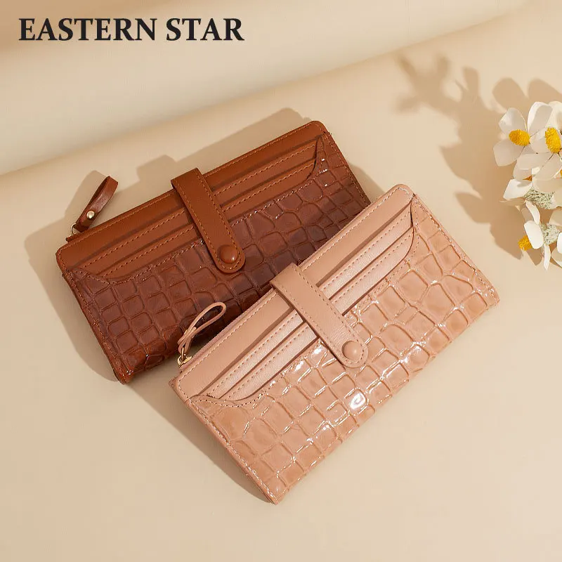 

New Style Ladies Clutch Bag Long Wallet Simple Temperament Multi-card Coin Wallet