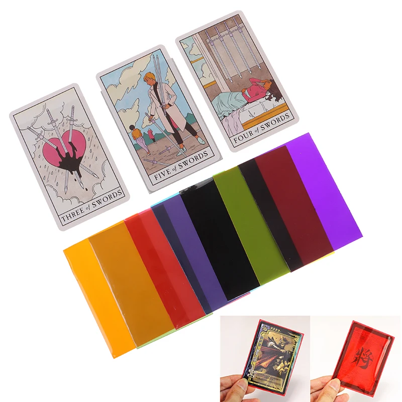 

50pcs 62*89mm Card Sleeve Cards Protector Card Colorful Board Magic Games Sleeve