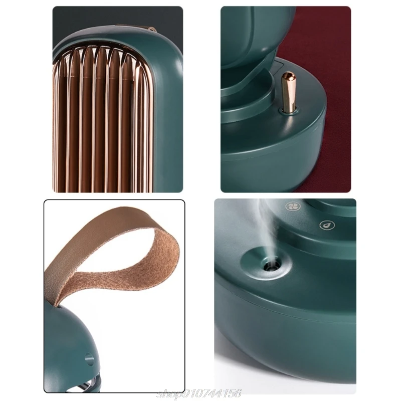 

Humidification Electric Fan Mute Vertical Leafless High Volume Tower Fan Home Office Desktop Retro Water Cooling M07 21 Dropship