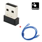 Муравей + USB ключ передатчик приемник для Zwift Bryton Wahoo велосипедный компьютер USB ANT Stick Bluetooth датчик скорости и частоты вращения педалей