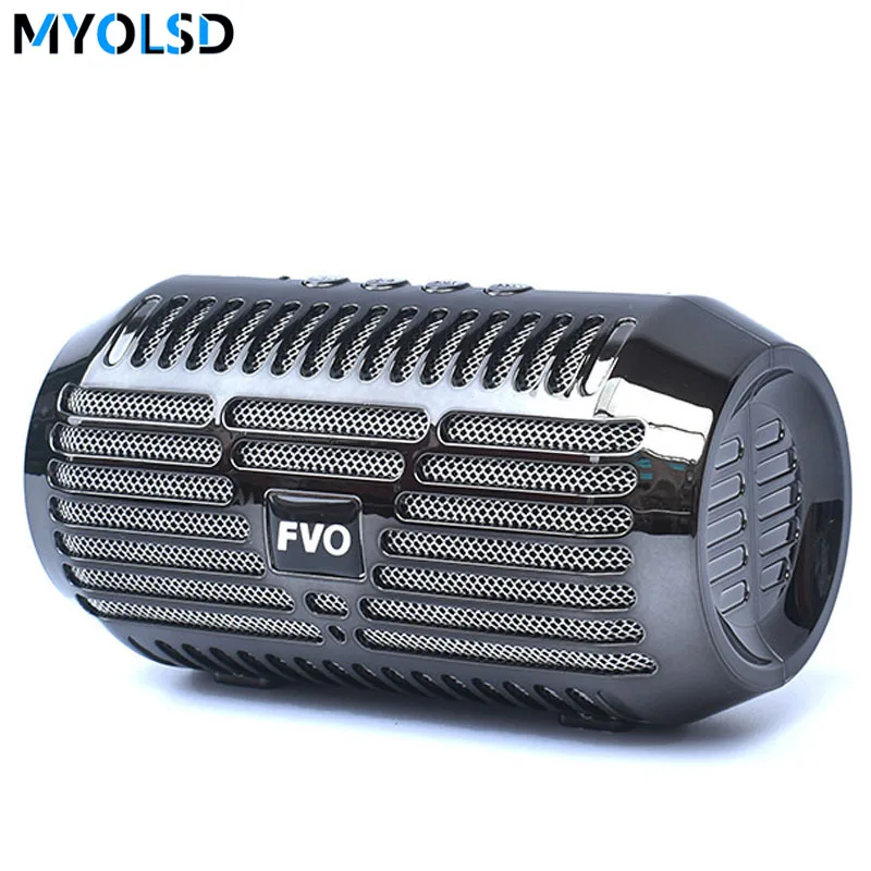 Портативная Bluetooth колонка стерео мини с FM радио USB SD картой AUX MP3 воспроизведение