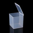 Пластиковый прозрачный ящик для хранения ювелирных изделий Контейнер для бисера, ящик для аксессуаров для рыболовных инструментов, органайзер для мелочей, чехол