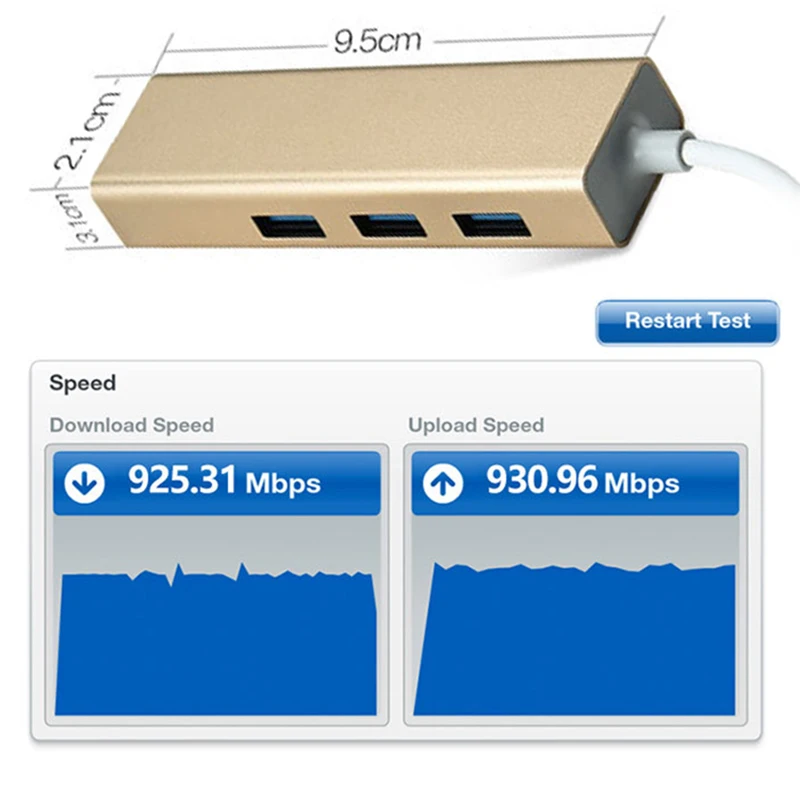 

Usb to RJ45 3.0 1000M gigabit NETWORK Card Hub Mobile Phone laptop External converter driver free version