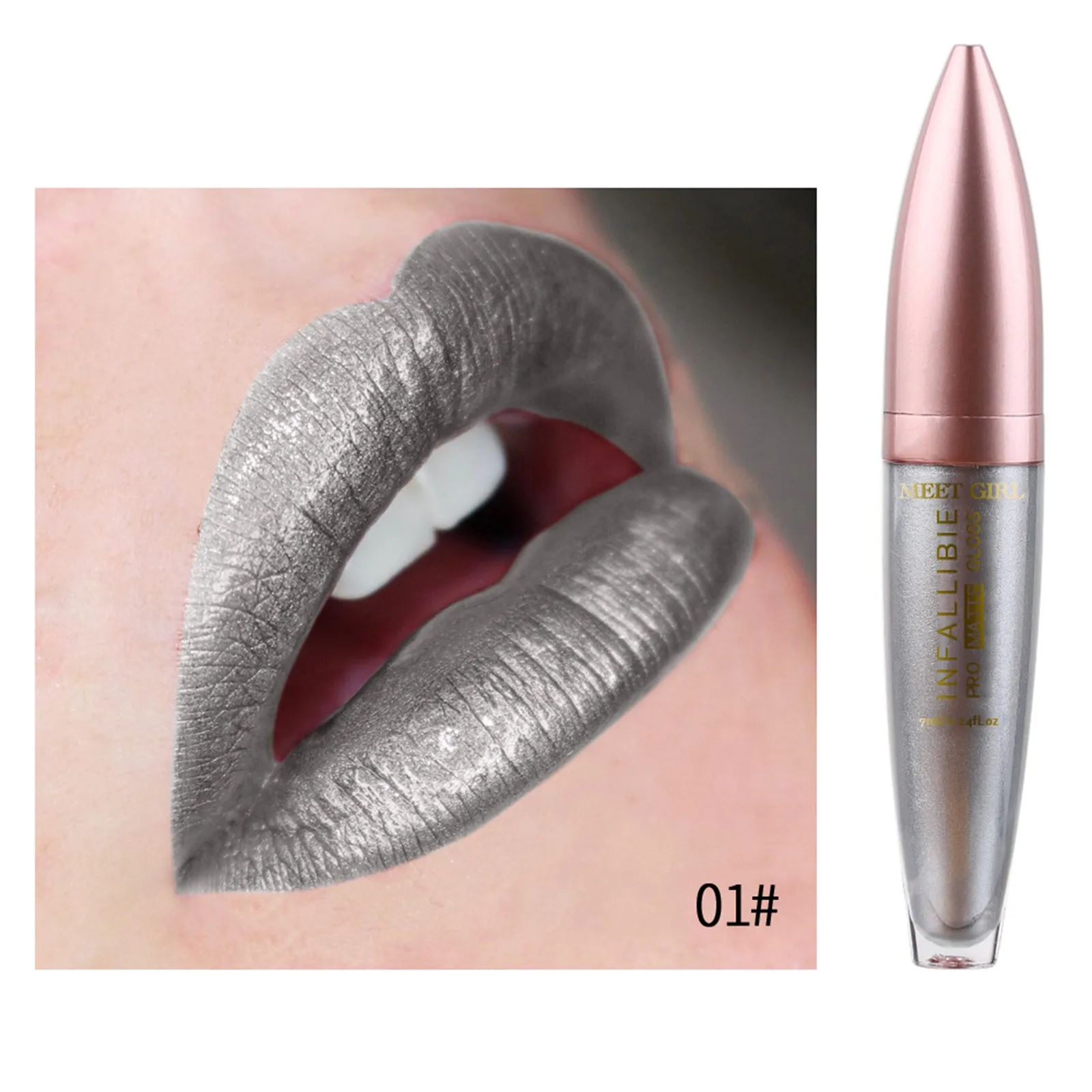 OutTop Макияж 7 мл Алмазная блестящая долговечная губная помада для создания