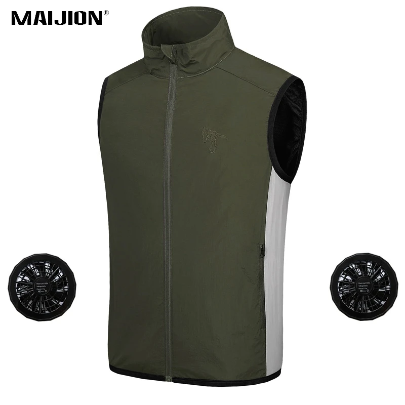 Жилет мужской/женский охлаждающий с вентилятором и USB зарядкой|Жилетки для