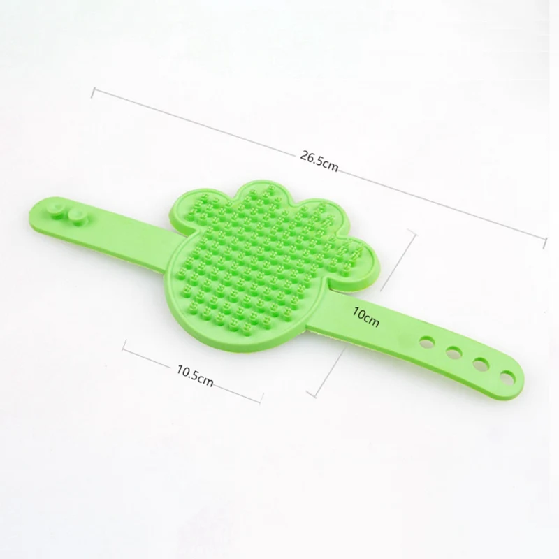 Щетка для купания домашних животных собак кошек резиновая перчатка щетка ухода