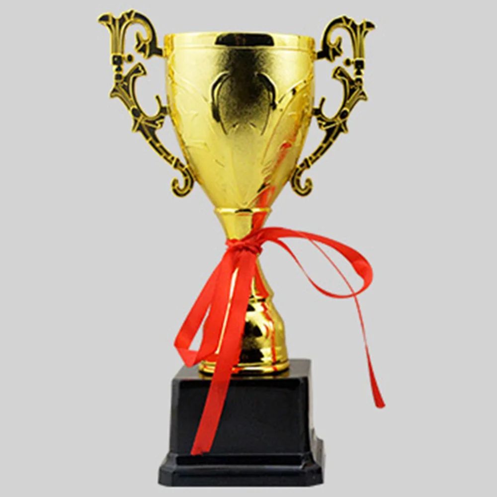 

1PC Golden Creative Award Trophy Reward Prizes Competition Gift Awards Trophy for Ceremony Game Sport Appreciation (21.5