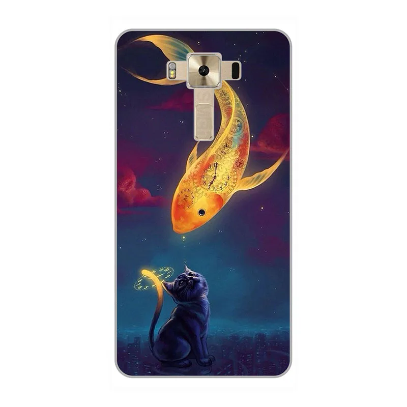 Силиконовый мягкий чехол с рисунком для Asus Zenfone 3 Deluxe ZS550MLCase чехлы телефонов Zenfone3