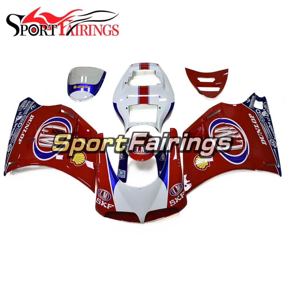 

Fairings for Ducati 748 916 996 998 Biposto 1996 1997 1998 1999 2000 20012002 Body Kits ABS Plastic Body Frames Red White Blue
