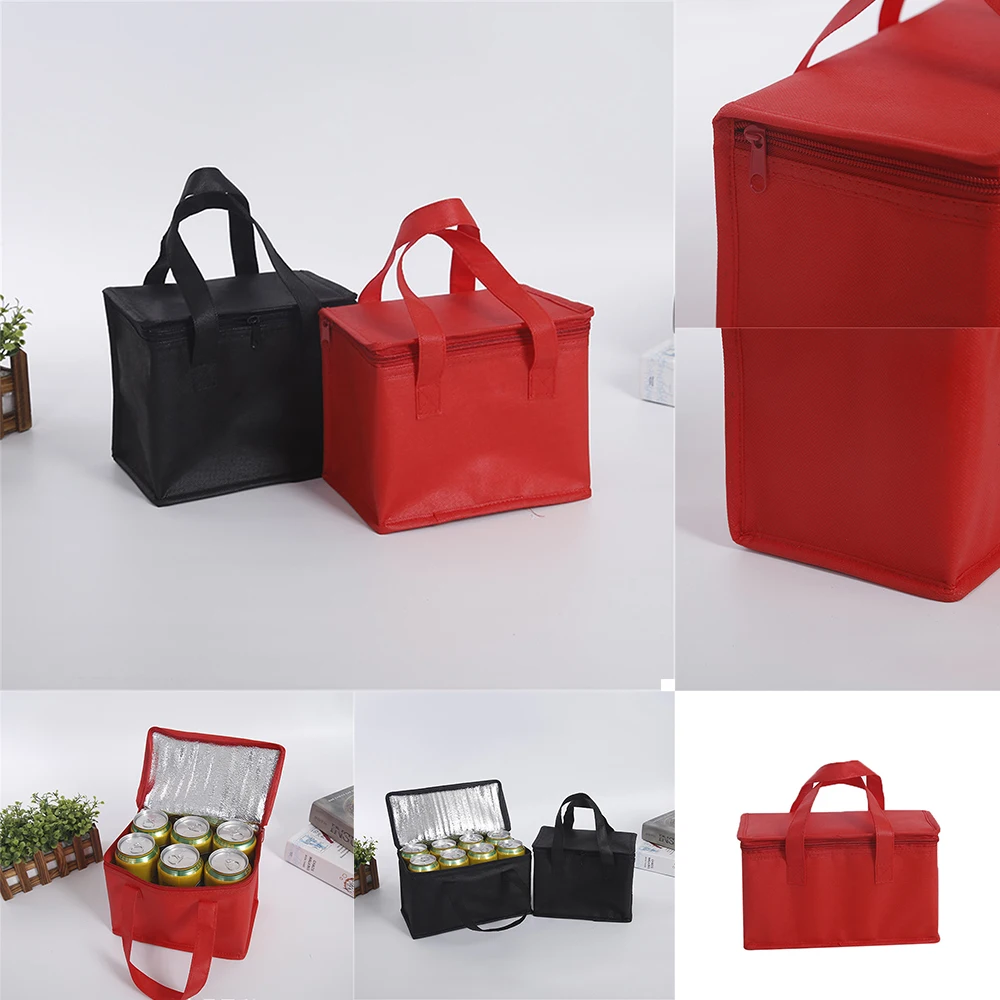 

Portable Lunch Cooler Bag Folding Insulation Picnic Ice Pack Food Thermal Bag Drink Carrier Insulated Bags Food Delivery Bag