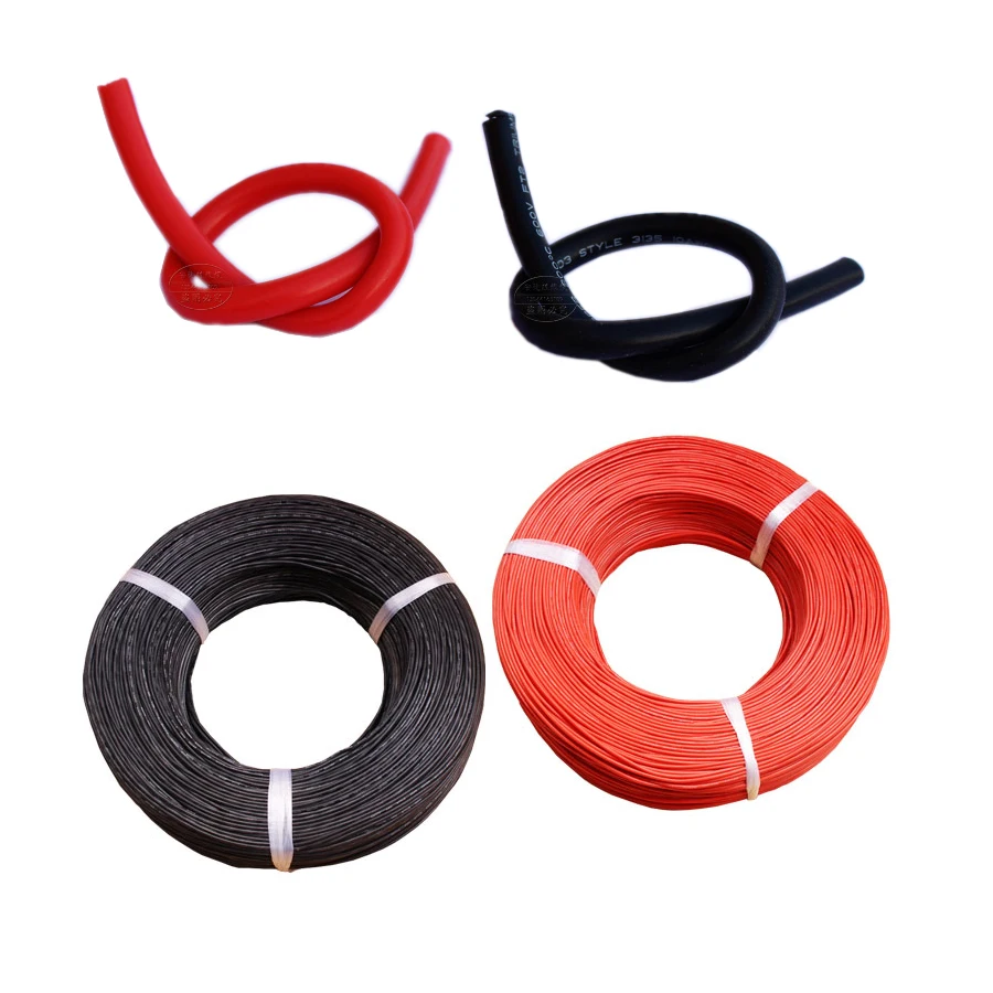 Силиконовый провод RCTIMER 12AWG 14AWG 16AWG 18AWG 20AWG 22AWG медный силовой кабель 1 7 мм метр