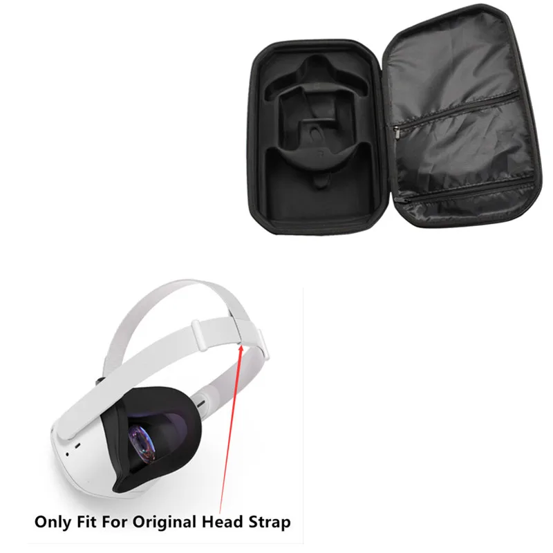 VR Accessories For Oculus Quest 2 VR Headset Travel Carrying Case For Oculus Quest 2 Protective Bag Hard EVA Storage Box images - 6
