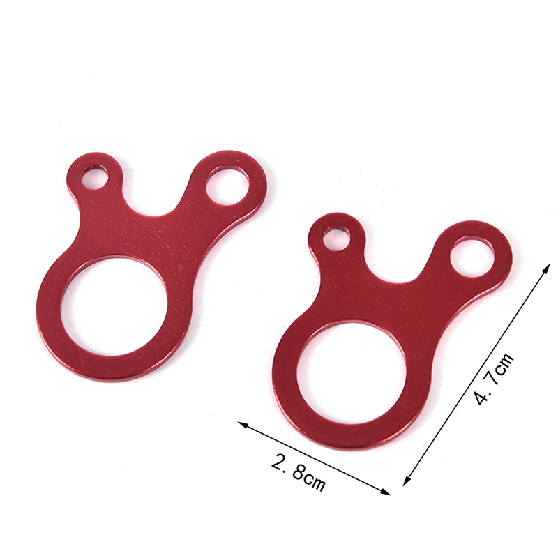 

10pcs Knot Tent Wind Rope Buckle 3 Hole Antislip Hiking Tightening Hook Rope Buckles