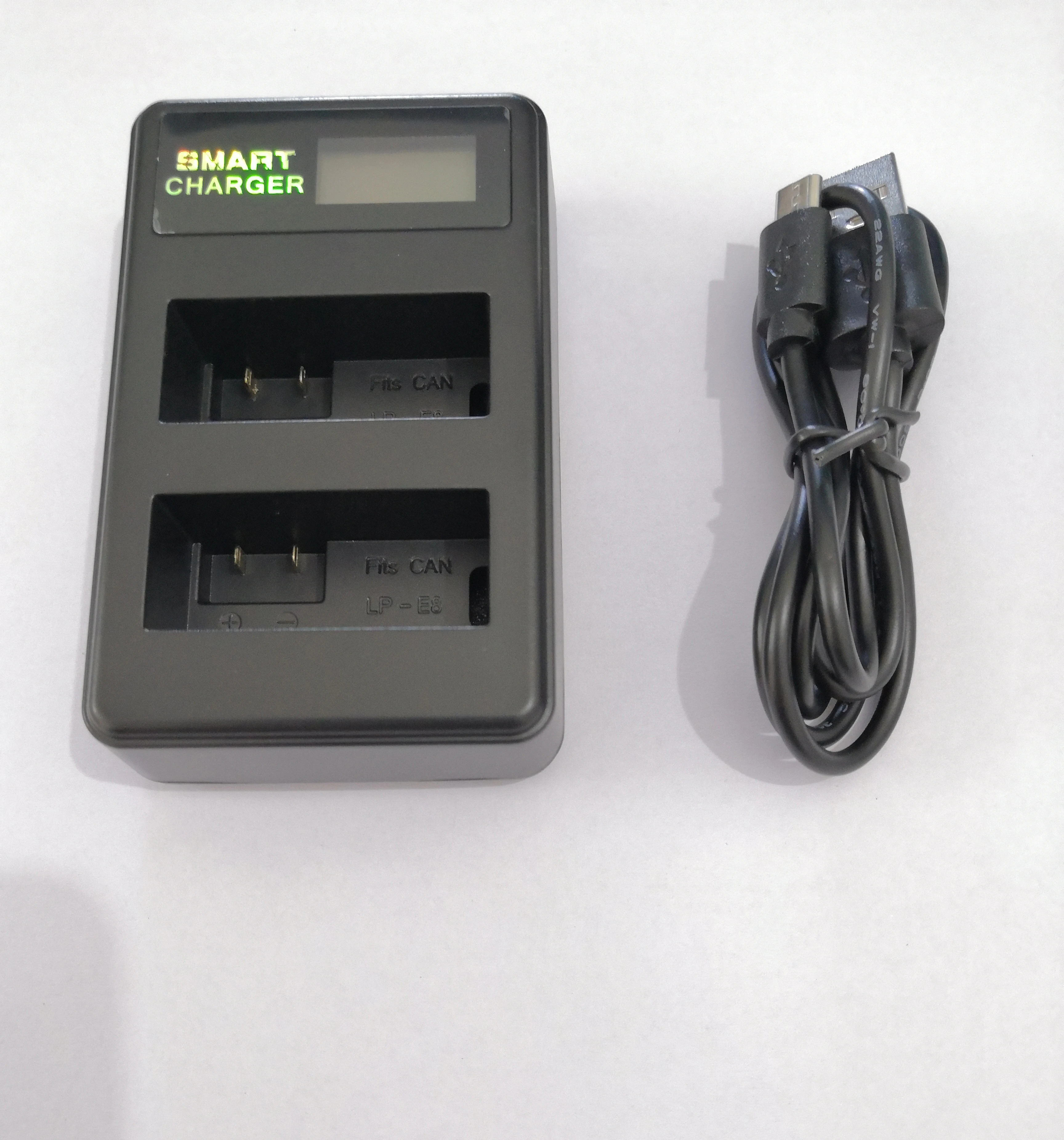 

LP-E8 Camera Battery Charger Lcd Intelligent Display Dual Usb Charger Display For Canon 550D 600D 650D 700D X4 X5 X6