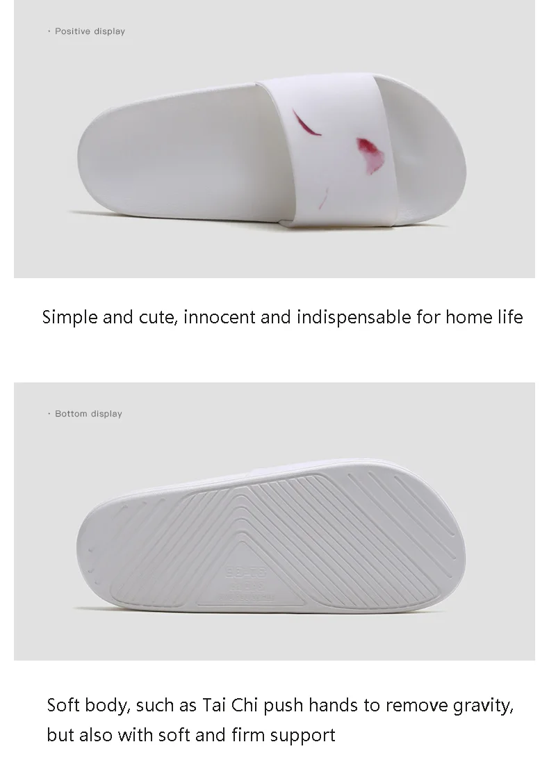 Пляжные и уличные тапочки POSEE женские летние шлепанцы модные милые Повседневные