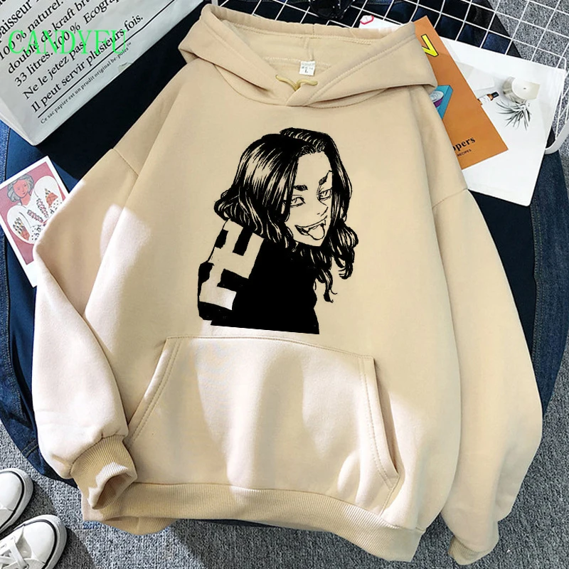 

Harajuku Tokyo Anime Manga Avengers Hoodies Women Hanagaki Takemichi Ken Ryuguji Women/men Streetwear Sweatshirts ,Dropship