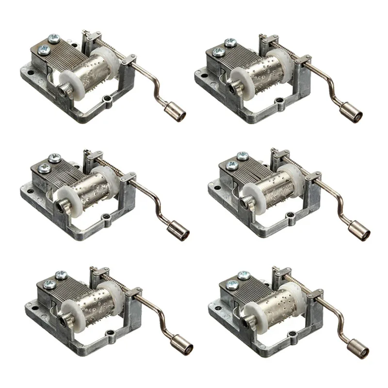 

Mini Music Box cranked inner rotational Movement