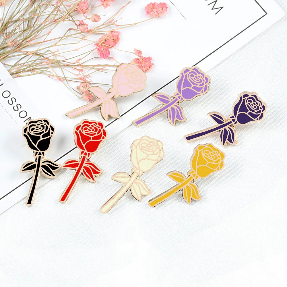 Женская брошь в форме цветка 7 цветов | Украшения и аксессуары