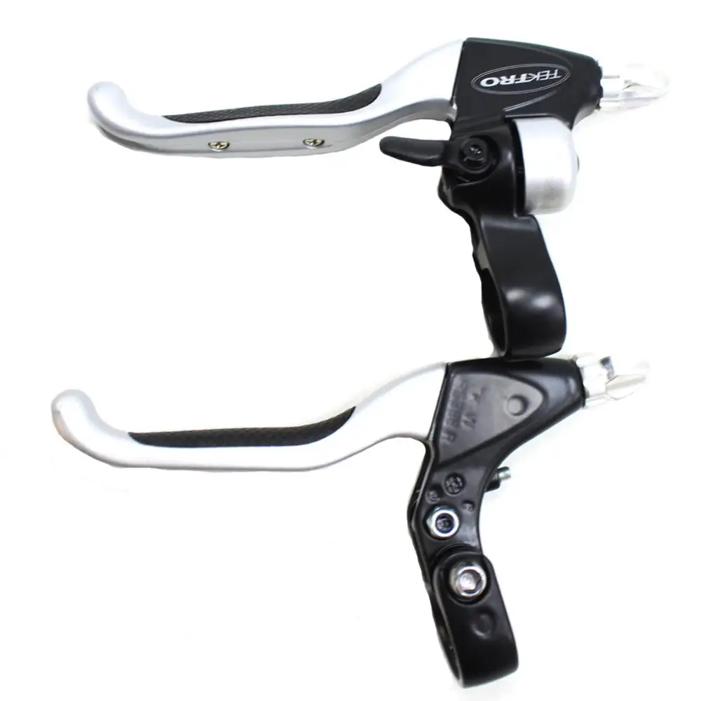 TEKTRO CL530 MTB Road Bike Brake Lever Set Silver Black 2-Finger Left &amp Right with bell D-Brake Suitable For 22.2mm Handle parts | Спорт и