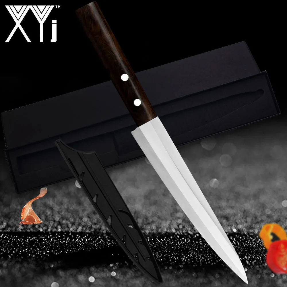 XYj нож из нержавеющей стали для сашими лосося суши шеф повара кухонный японский