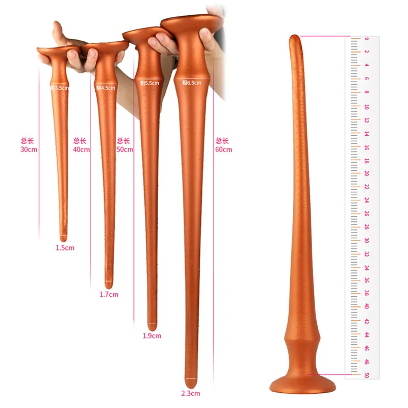 60см Супер Длинный Батт Плаг Дилдо Анальная Секс-Игрушка Для Мужчин Массажер Простаты Ануса Вагинальный Дилататор на.