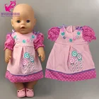Одежда для куклы реборн 43 см, платье для куклы, 18 дюймов, американское платье для девочки, подарки для девочек