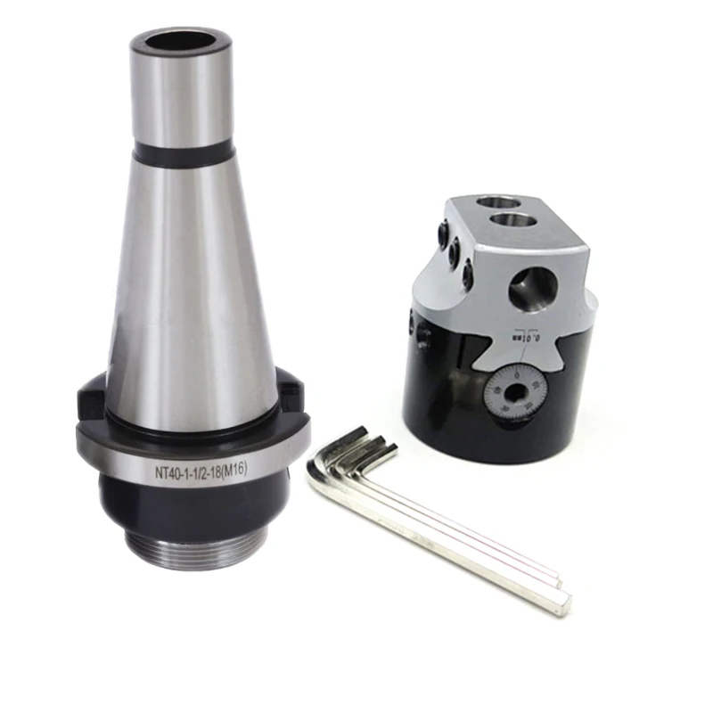 

1set Rough bore Draw Bar NT40 M16 Adapter Arbor+ F1 12 50mm 2" Boring Head Boring tool CNC Milling Machine Boring Tool