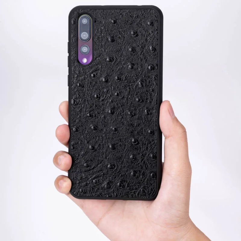 Ostrich Skin Phone Case For Huawei Mate 20 10 9 Pro P10 P20 Lite Soft TPU Edge Cover Honor 8X Max Nova 3 3i Capa | Мобильные