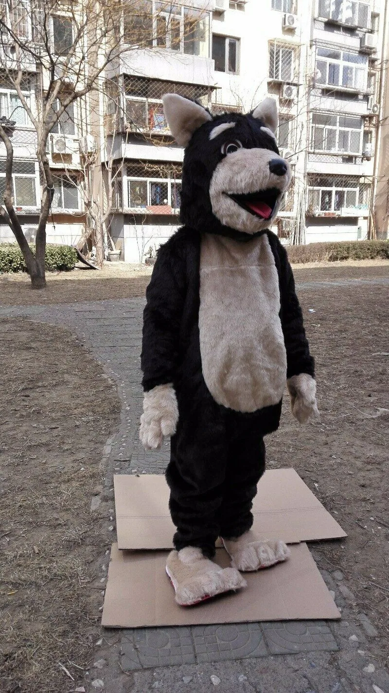 

Dog Mascot Costume Cosplay Party Game Dress Outfit Advertising Halloween Fancy Apparel Cartoon Character Birthday Clothes Gifts