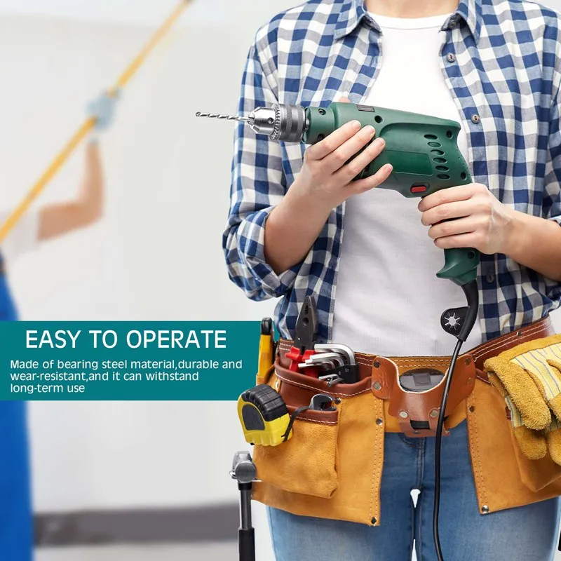 

6pcs Tube Expanders Air Conditioner Copper Pipe Swaging Tool Tube Expander Screwdriver Drill Bits Set for Air Conditioner