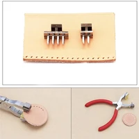 LMDZ Leather Belt Hole Punching Machine Kits Plier Round Hole Perforator Tool Make Hole Puncher for Straps Accessories