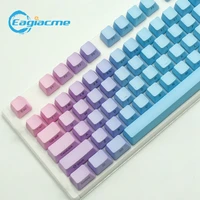 eagiacme 104pcs pbt dip dyeing keycaps for mx switch mechanical gaming keyboard oem height gradient color keycaps