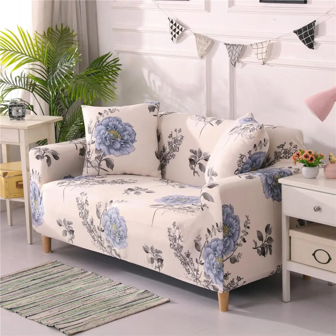 

52 sofa cover all-inclusive anti-slip sofa cover full-cover European fabric combination sofa universal set