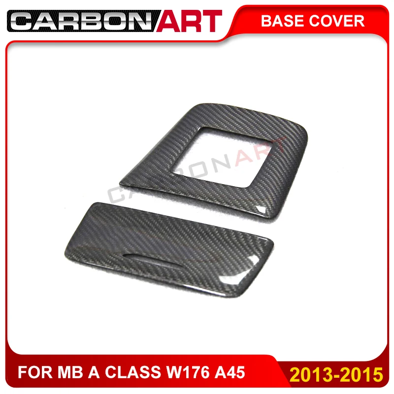 Carbon fiber car interior storage box ashtray cover trim Styling Sticker For MB A Class A45 W176 A180 2013 2014 2015 | Автомобили и