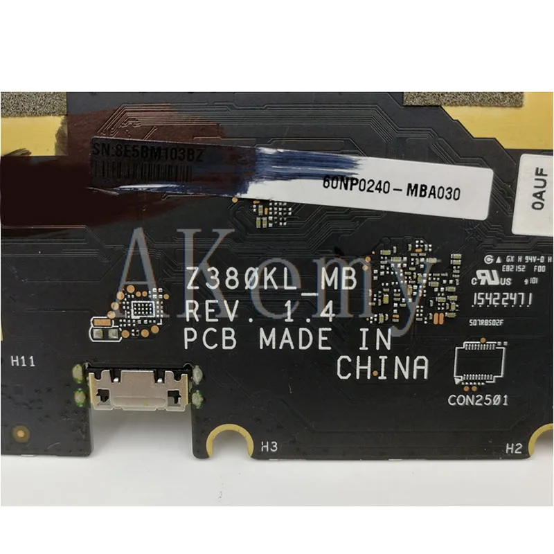 Z380KL планшет материнская плата для For Asus ZenPad 8 0 Z380K тест оригинальная 16GB SSD 1GB / M8916
