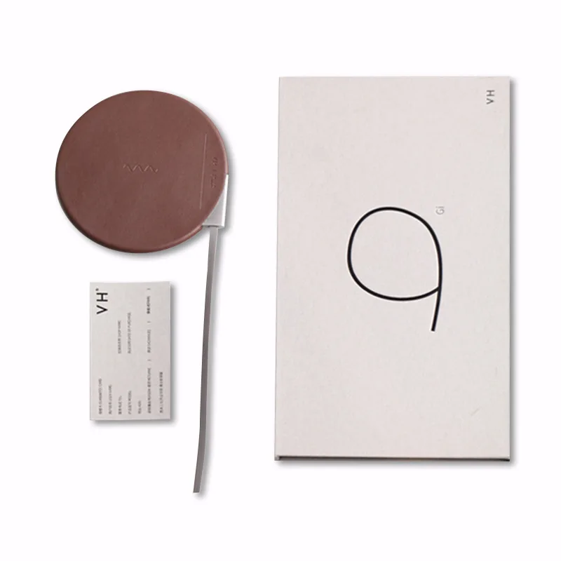 

Thin leather pingguo android phone wireless smart charger travel charging base
